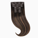 Extensiones de cabello con clip de doble trama GOO GOO, 160 g