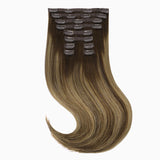 Extensiones de cabello con clip de doble trama GOO GOO, 160 g