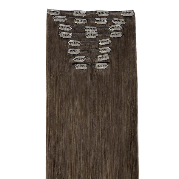 Double Drawn Clip in Hair Extensions 160g-sale