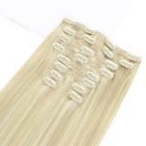 Double Drawn Clip in Hair Extensions 160g-sale