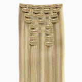 Extensiones de cabello con clip de doble trama GOO GOO, 160 g