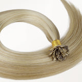 Light Blonde Highlights (16/22A) Flat Tip Hair Extensions 60g