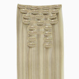 Extensiones de cabello con clip de doble trama GOO GOO, 160 g