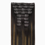 Extensiones de cabello con clip de doble trama GOO GOO, 160 g