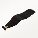 Natural Black (1B) Flat Tip Hair Extensions 60g