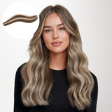 Golden Blonde Highlights (8B/60B) Invisi Edge Tape-Ins 50g