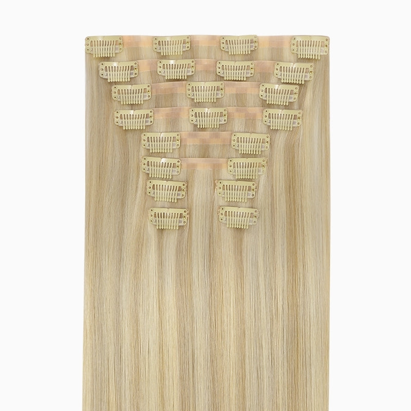 Extensiones de cabello con clip de doble trama GOO GOO, 160 g