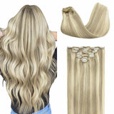 Extensiones de cabello con clip de 150 g - Oferta
