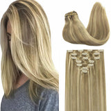 Classic Clip in Hair Extensions-1