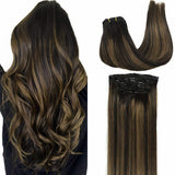 Natural Black Balayage (1B/6/1B) Classic Clip-Ins