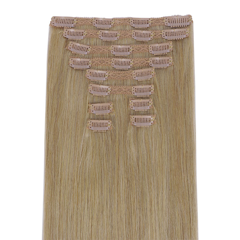 Extensiones de cabello con clip de doble trama GOO GOO, 160 g
