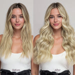 Light Blonde Highlights (16/22A) Tape-Ins 50g _100% Remy Human Hair.