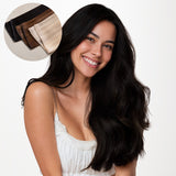NEGRO AZABACHE (1)Extensiones de cabello de trama cosida