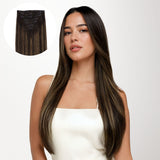 BALAYAGE CASTAÑO OSCURO (2/6/2) CLIP-INS CLÁSICOS
