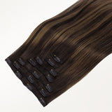 BALAYAGE CASTAÑO OSCURO (2/6/2) CLIP-INS CLÁSICOS