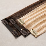 Extensiones de cabello con clip sin costuras