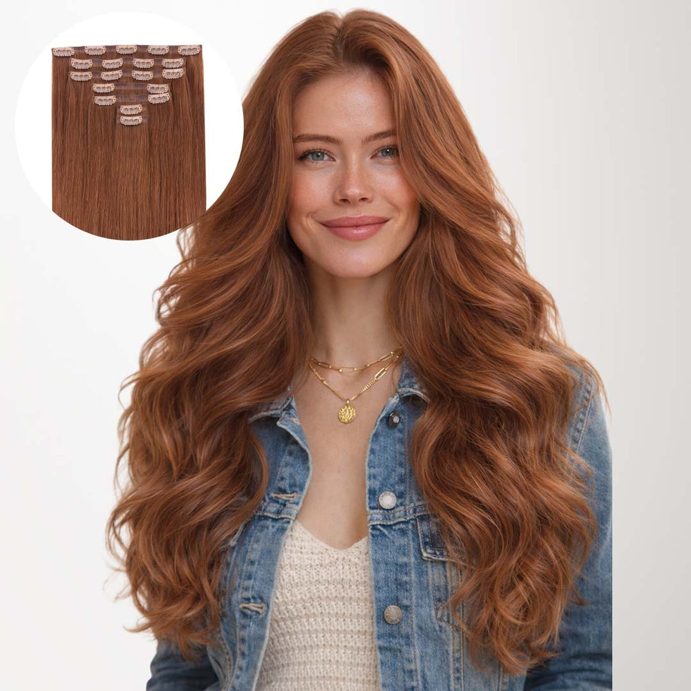 KUPFER (350) NAHTLOSE CLIP-INS