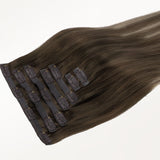 Bleach Blonde Balayage (3/8/613) Seamless Clip-Ins (130g-160g)