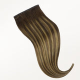 Karamellblondes Balayage (4/27/4) nahtlose Clip-Ins