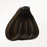 Dark Brown Balayage (2/6/2) Seamless Clip-Ins [Clearance] _100% Remy Human Hair.