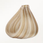 Dirty Blonde Highlights (18A/613A) Seamless Clip-Ins (130g-160g) – 100% Remy Human Hair by GOO GOO Hair.