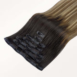 Extensiones de cabello con clip sin costuras