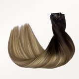 Extensiones de cabello con clip sin costuras