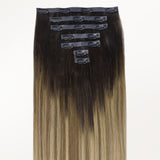 Extensiones de cabello con clip sin costuras