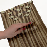 GOLDEN BLONDE HIGHLIGHTS (8/22) NAHTLOSE CLIP-INS