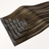 Extensiones de cabello con clip sin costuras