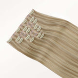Extensiones de cabello con clip sin costuras