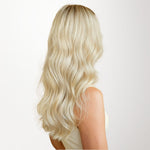 Platinum Blonde (60A) Seamless Clip-Ins (130g-150g) – 100% Remy Human Hair by GOO GOO Hair.