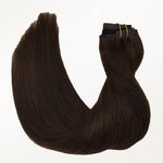 Chocolate Brown (4A) Seamless Clip-Ins [Clearance] _100% Remy Human Hair.