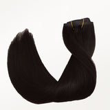 DUNKELBRAUN (2) NAHTLOSE CLIP-INS