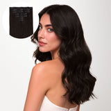 Light Brown (2A) Seamless Clip-Ins [Clearance] _100% Remy Human Hair.