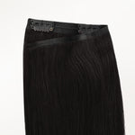 Natural Black (1B) Seamless Clip-Ins (130g-160g) – 100% Remy Human Hair by GOO GOO Hair.