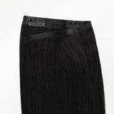 Natural Black (1B) Seamless Clip-Ins (130g-160g) – 100% Remy Human Hair by GOO GOO Hair.