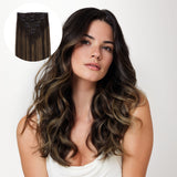 BALAYAGE CASTAÑO OSCURO (2/6/2) CLIP-INS 150G