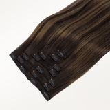 BALAYAGE CASTAÑO OSCURO (2/6/2) CLIP-INS 150G