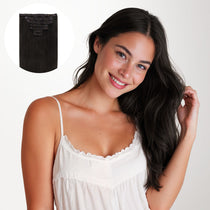 Natural Black (1B) Classic Clip-Ins (150g-170g) – 100% Remy Human Hair by GOO GOO Hair.