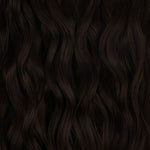 Dark Brown (2) Elf Curly Clip-in Hair Extensions (120-150g)_100% Remy Human Hair.