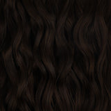 Dark Brown (2) Elf Curly Clip-in Hair Extensions (120-150g)_100% Remy Human Hair.