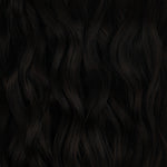 Natural Black (1B) Elf Curly Clip-in Hair Extensions (120-150g)_100% Remy Human Hair.