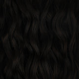 Natural Black (1B) Elf Curly Clip-in Hair Extensions (120-150g)_100% Remy Human Hair.