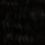 Jet Black (1) Elf Curly Clip-in Hair Extensions (120-150g)_100% Remy Human Hair.