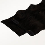 Jet Black (1) Elf Curly Clip-in Hair Extensions (120-150g)_100% Remy Human Hair.