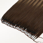  Caramel Blonde Balayage (4/27/4) Feather Weft Hair Extension (50g-60g)_100% Remy Human Hair extensions and accessories.