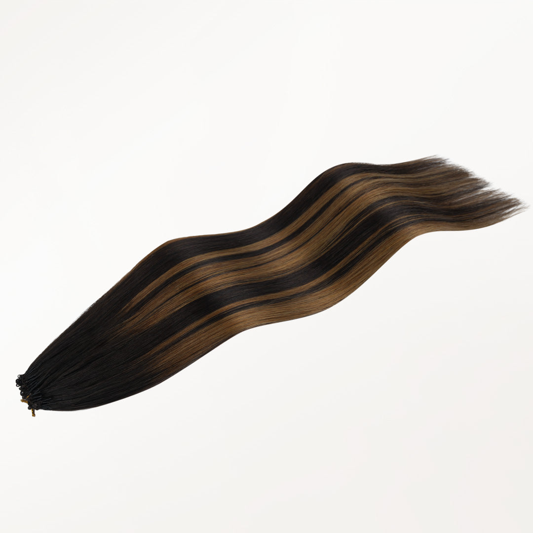  Ash Blonde Highlights (17A/60A) Feather Weft Hair Extension (50g-60g)_100% Remy Human Hair extensions and accessories.