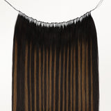 Ash Blonde Highlights (17A/60A) Feather Weft Hair Extension (50g-60g)_100% Remy Human Hair extensions and accessories.
