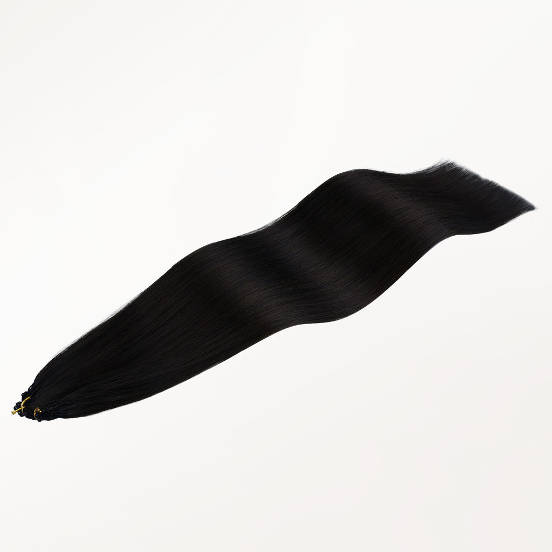  Dark Brown Balayage (2/6/2) Feather Weft Hair Extension (50g-60g)_100% Remy Human Hair extensions and accessories.